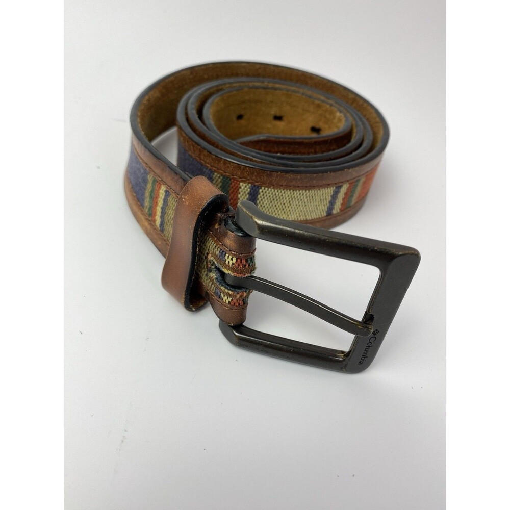 Columbia Men’s Brown Leather Belt Size 44